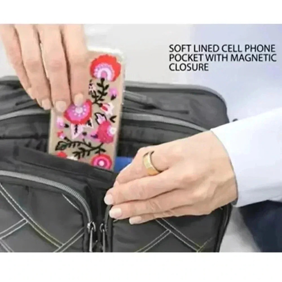 LUG Rider Crossbody / Shoulder Bag / Top Handle Bag - Black - Picture 11 of 16